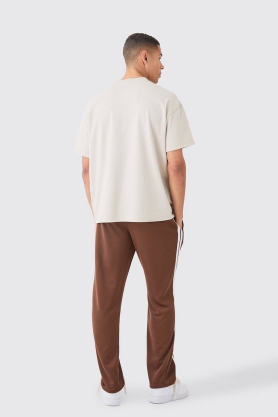 Trikot-Jogginghose mit Seitenstreifen