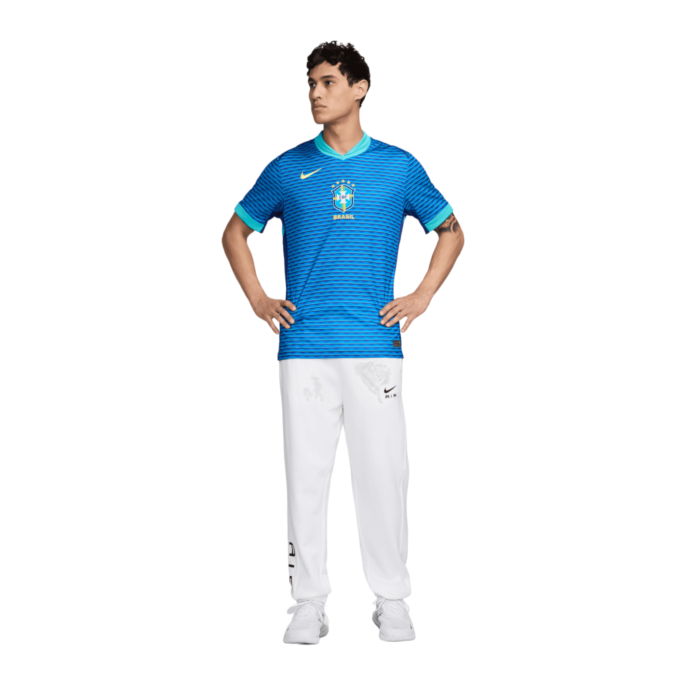 Nike Brasilien Trikot Away 2024 Blau F458