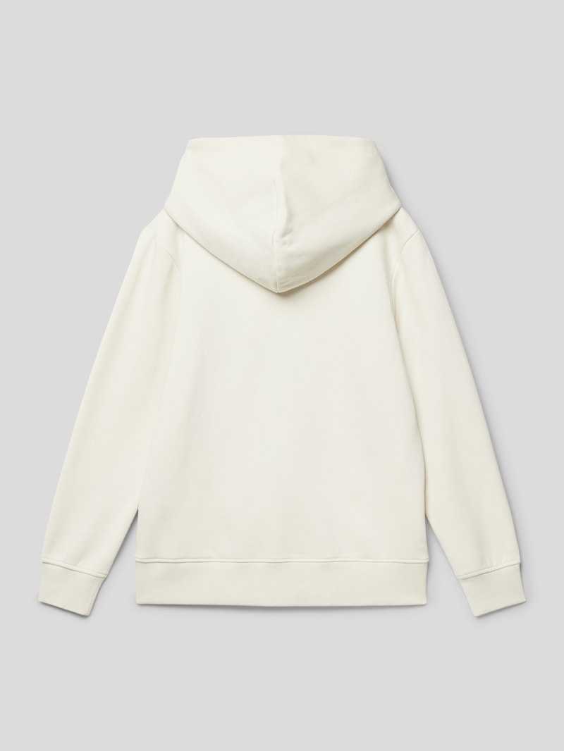 Hoodie mit Känguru-Tasche in ecru
