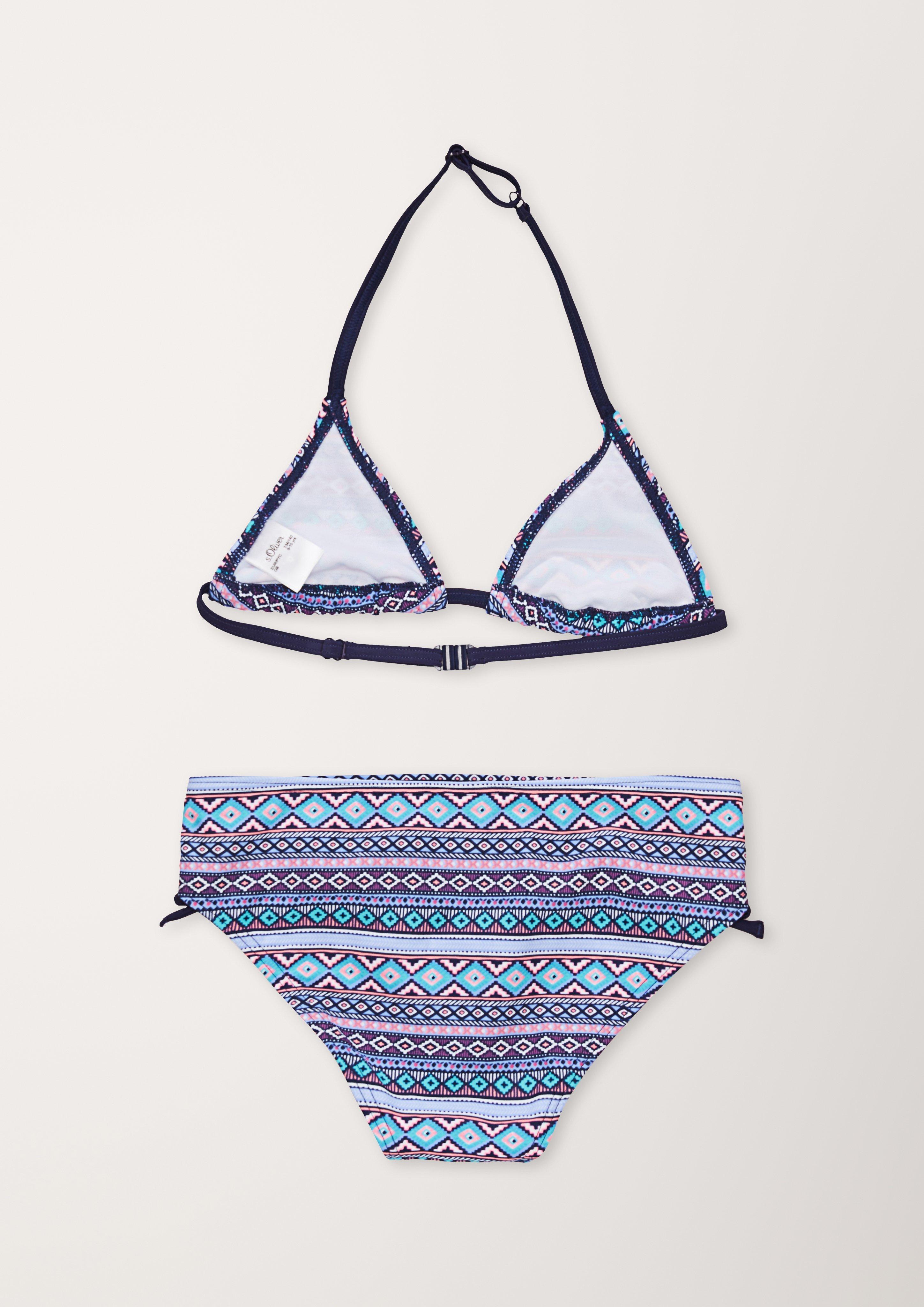 Neckholder-Bikini mit Ethno-Muster  535.820.257.86688-56A2