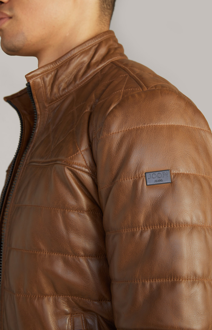 Lederjacke Nonji in Braun