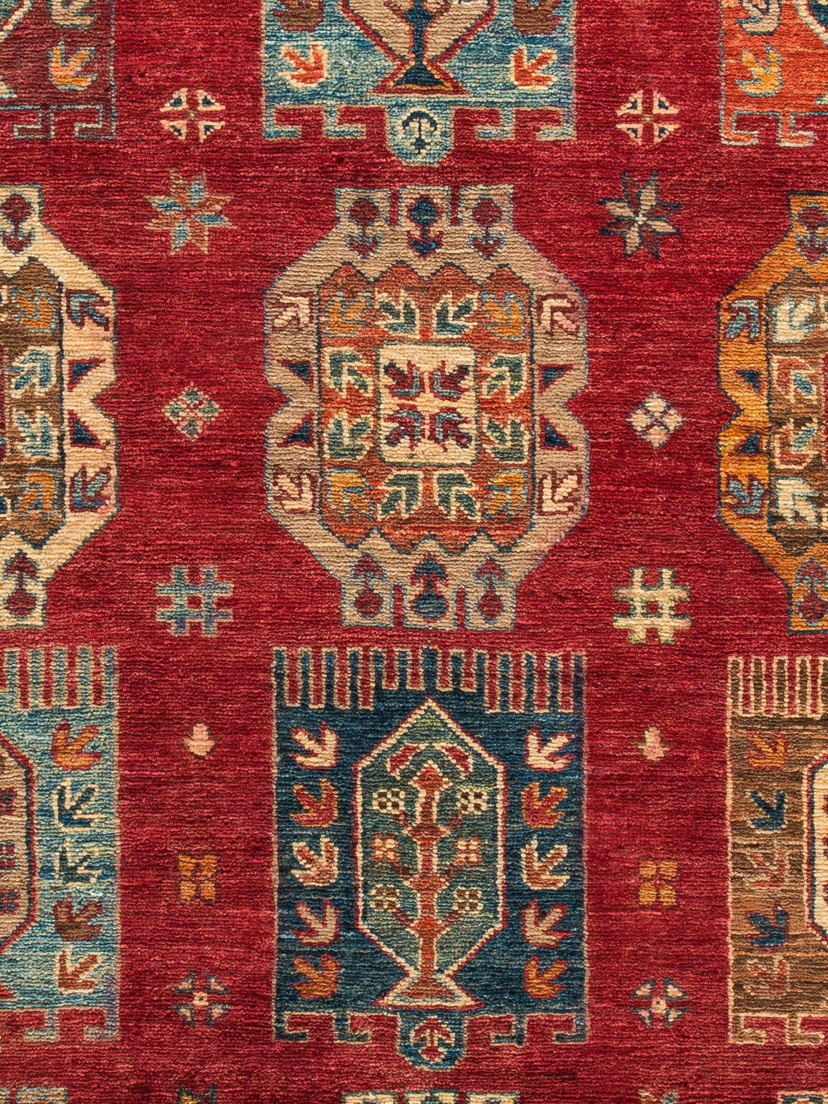 Kazak Ghazni ca. 198 x 278 cm, Unikat / Einzelstück