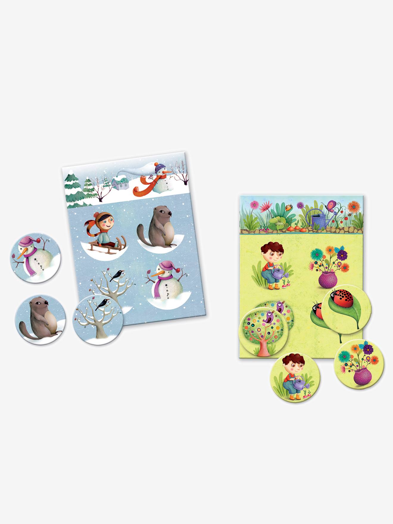 Loto des 4 saisons DJECO multicolore