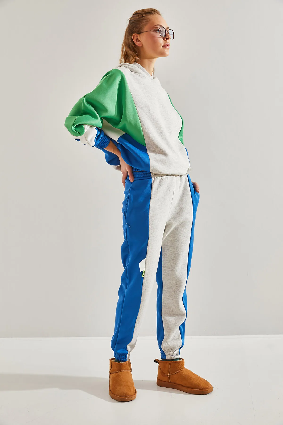 Bianco Lucci  Damen-Set mit dreifädigem Oberteil und Unterteil