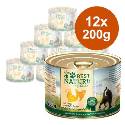 Sparpaket Best Nature Cat Adult 12 x 200 g