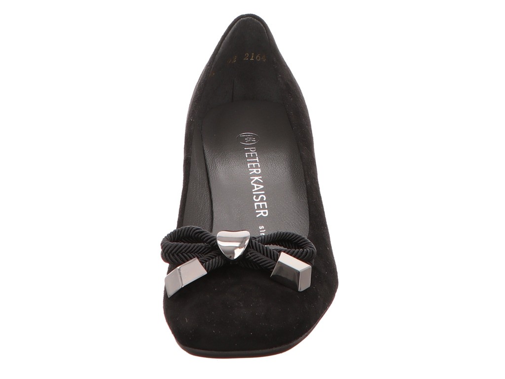 PETER KAISER Sportliche Slipper schwarz