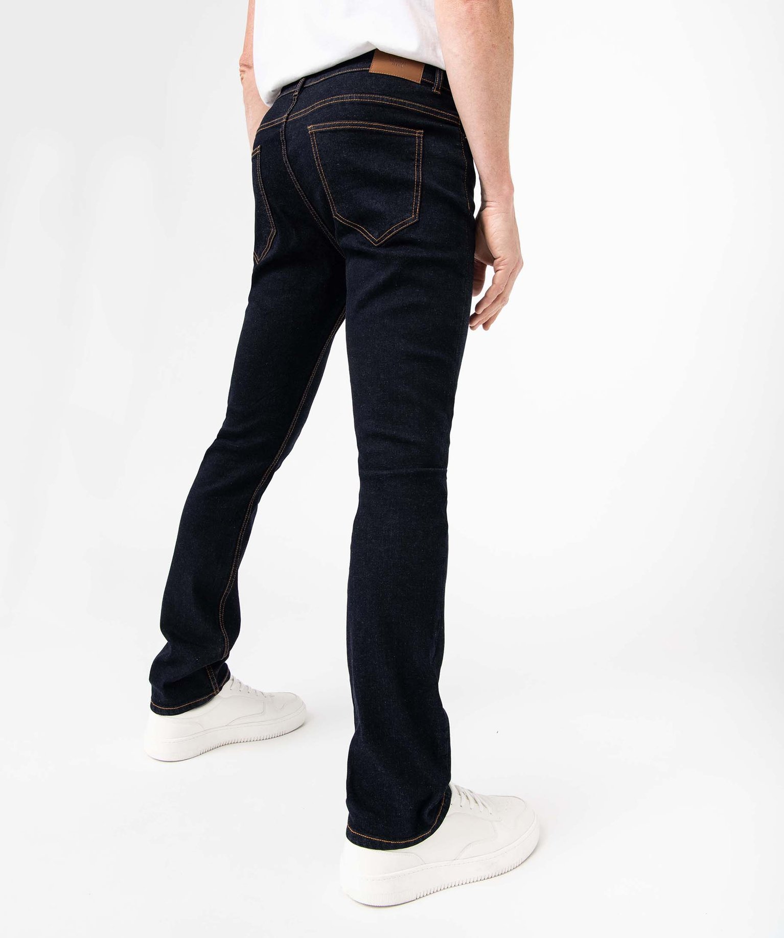 Jean homme straight en coton stretch brut | GEMO