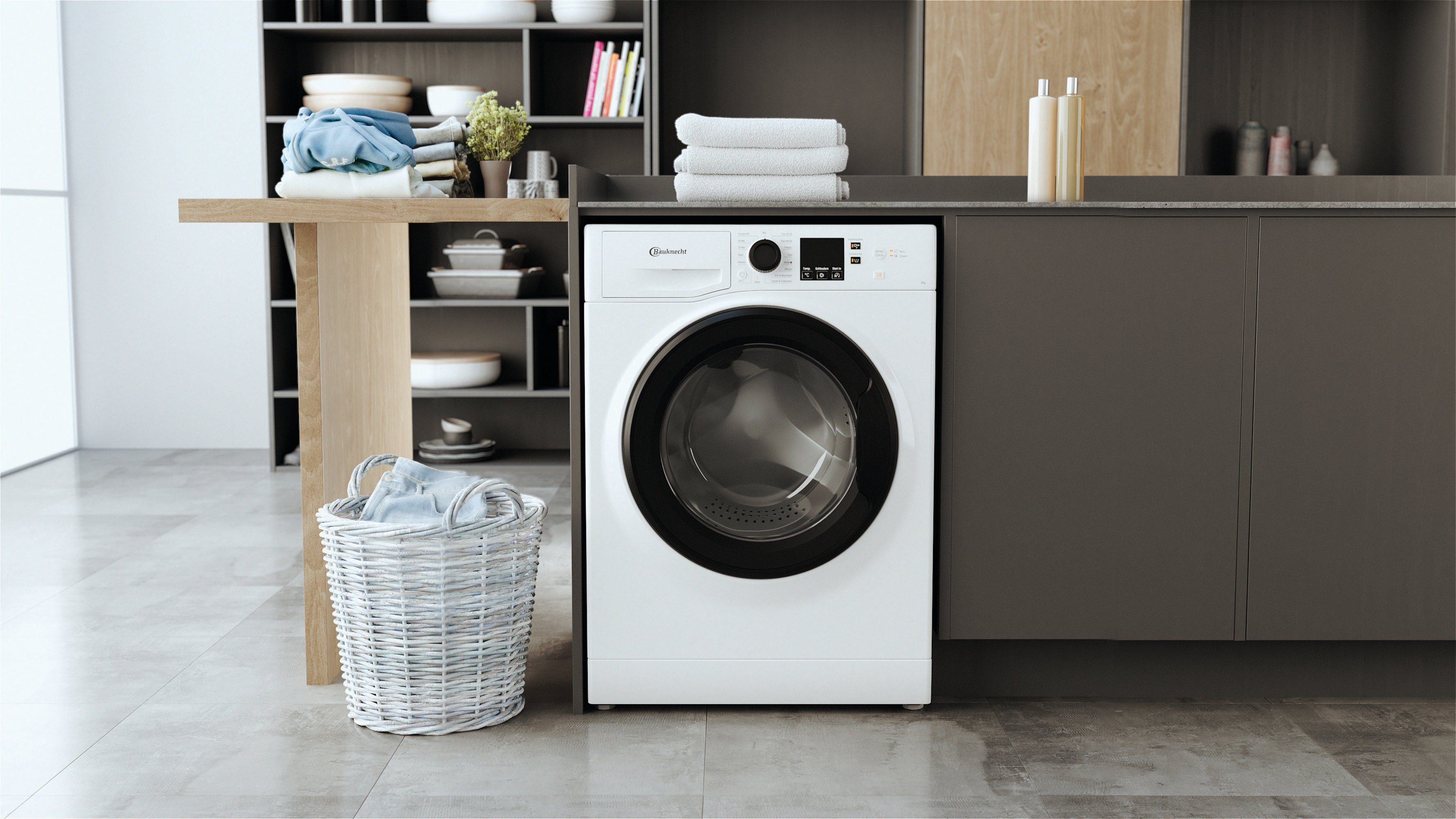 BAUKNECHT Waschmaschine Super Eco 945 A, 9 kg, 1400 U/min, 4 Jahre Herstellergarantie