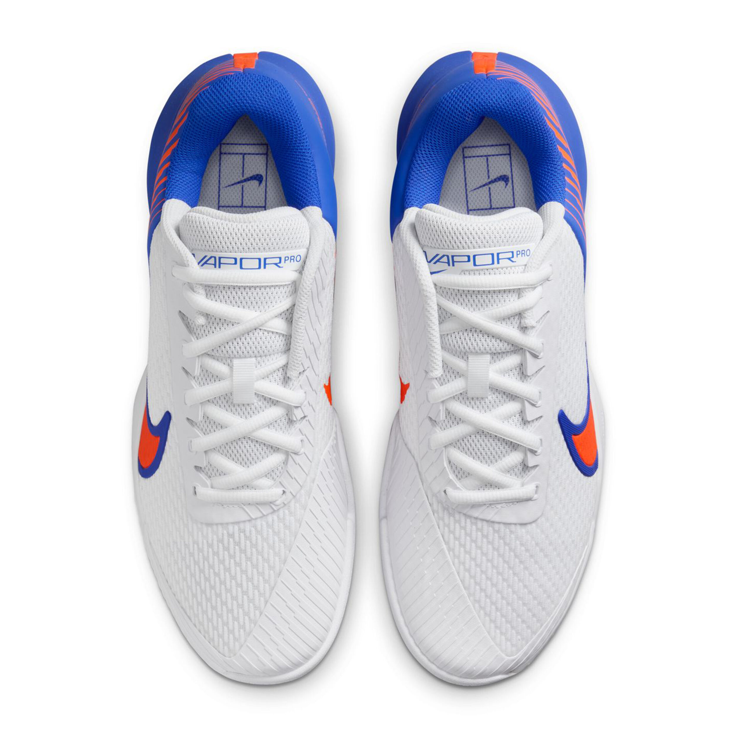 Air Zoom Vapor Pro 2 Allcourtschuh Herren - Weiß, Blau