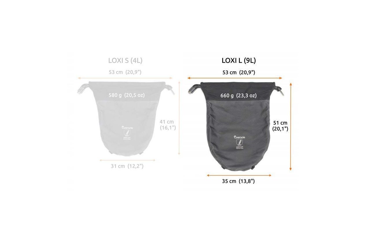 OVERADE Loxi Bag Rolltasche mit Zahlenschloss