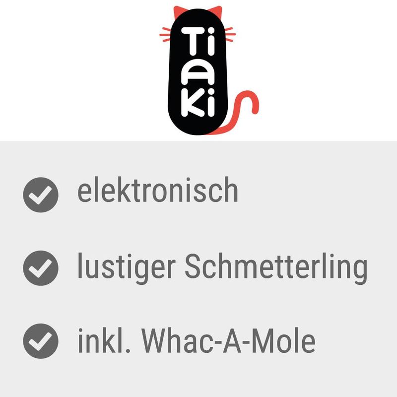 TIAKI 3-in-1 Katzenspielzeug Mariposa zu TOP-Preisen | bitiba %