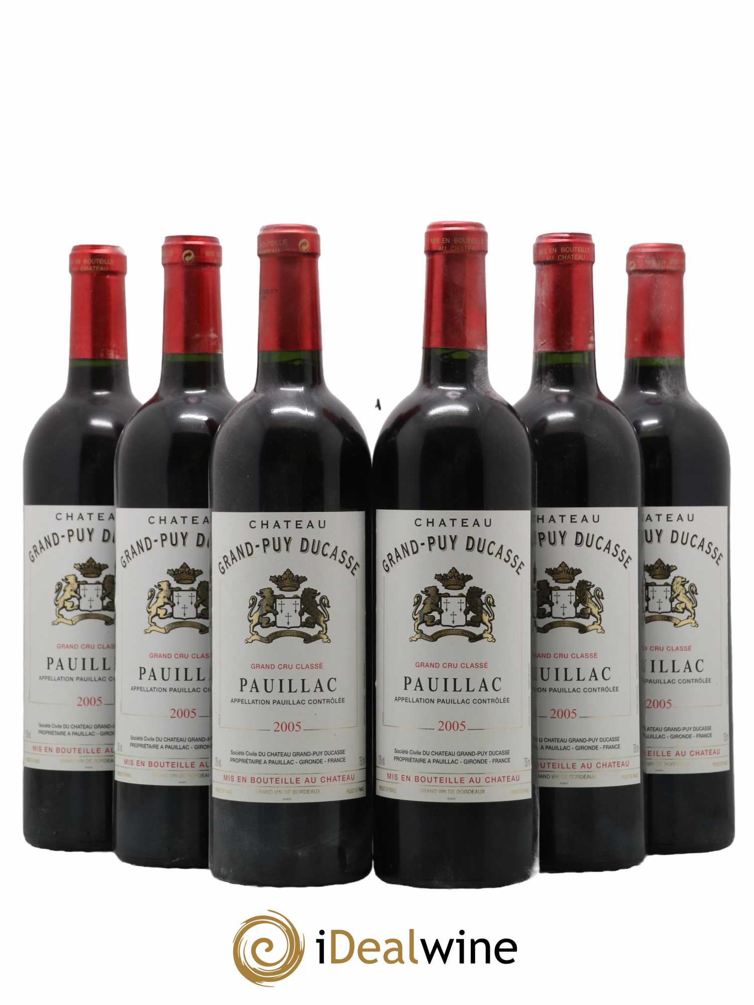Château Grand Puy Ducasse 5ème Grand Cru Classé  2005 - Lot de 6 Bouteilles