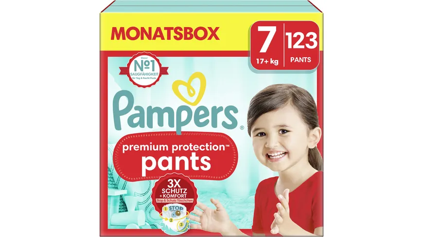 Pampers Premium Protection Pants Windeln Gr.7 17+kg