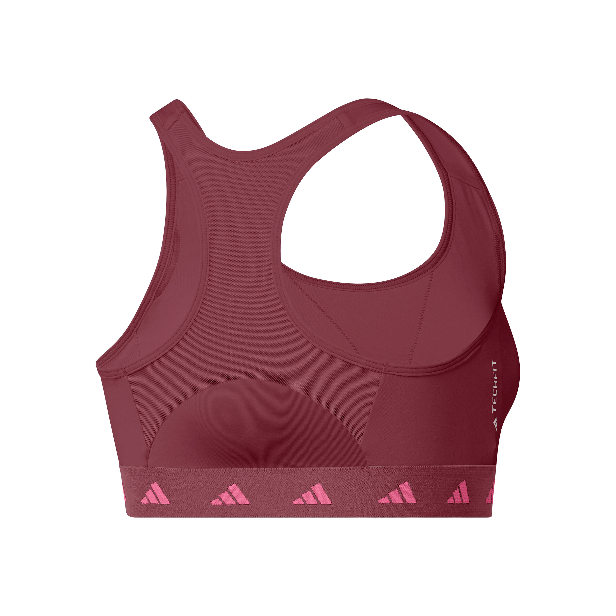 Power Medium-Support Tech-Fit Sport-BH Damen - Rot