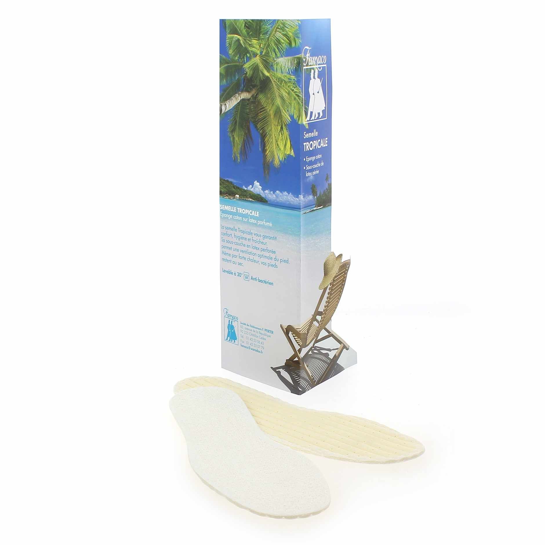 Famaco Semelle tropicale pour adulte