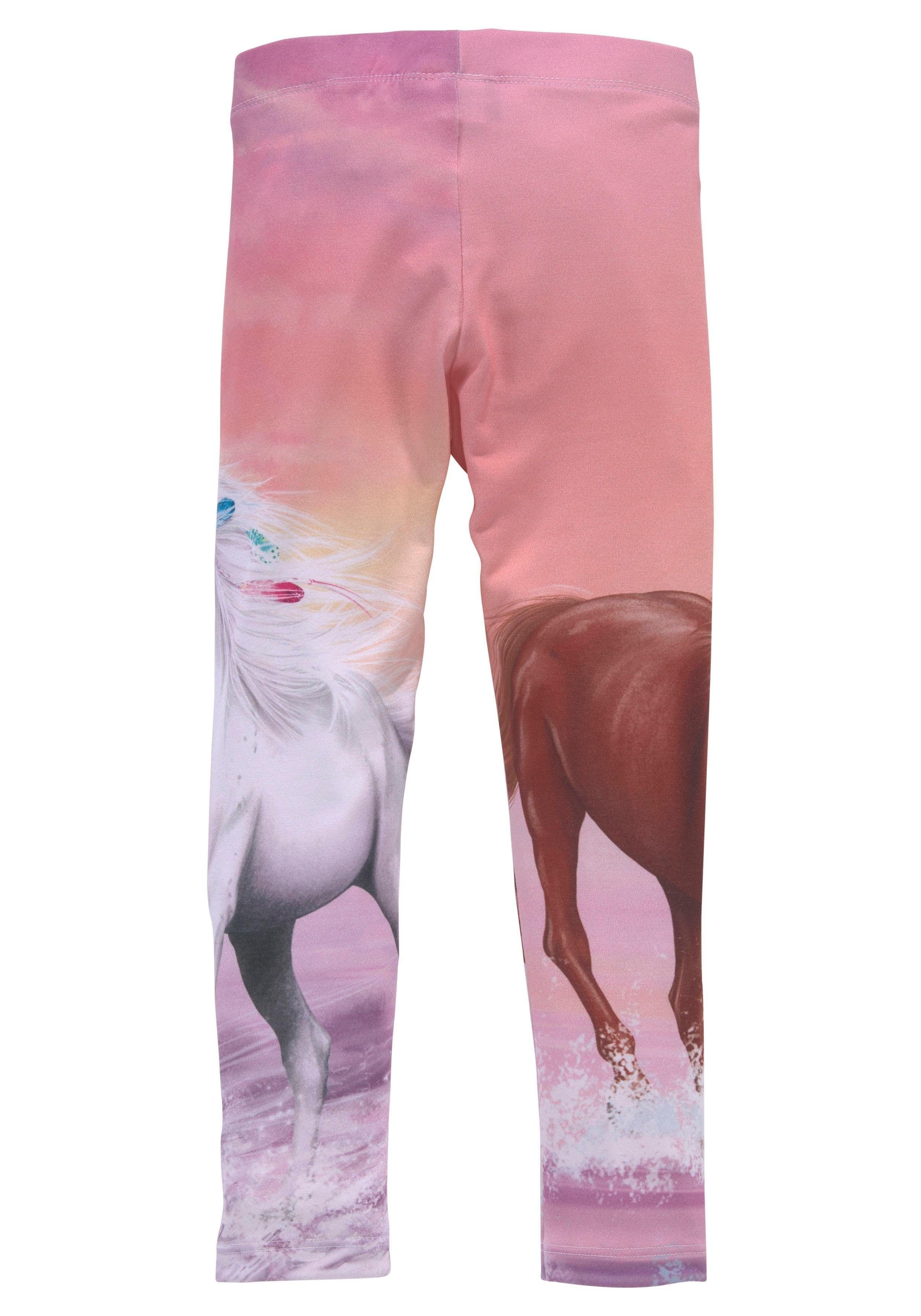 Miss Melody Leggings mit schönem Pferdemotiv