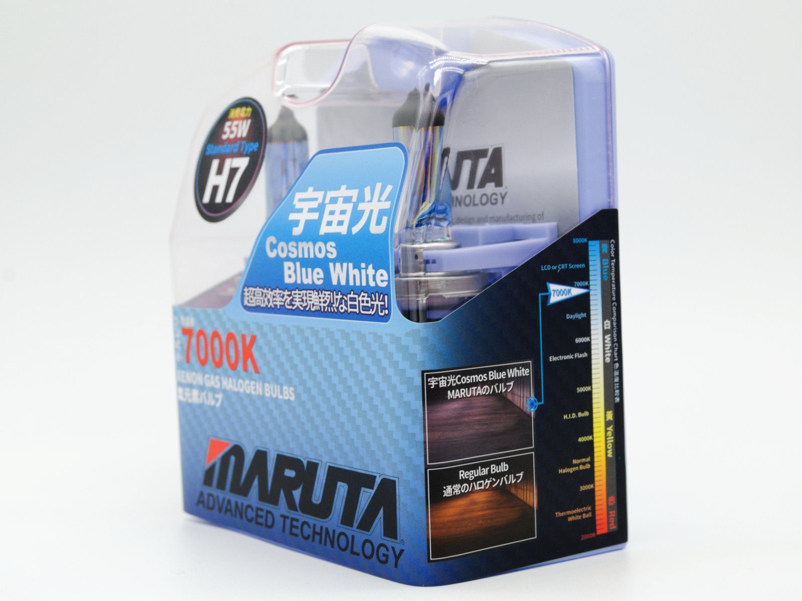 MARUTA KFZ-Ersatzleuchte COSMOS BLUE, PX26d, 2 St., Tageslichtweiß, 