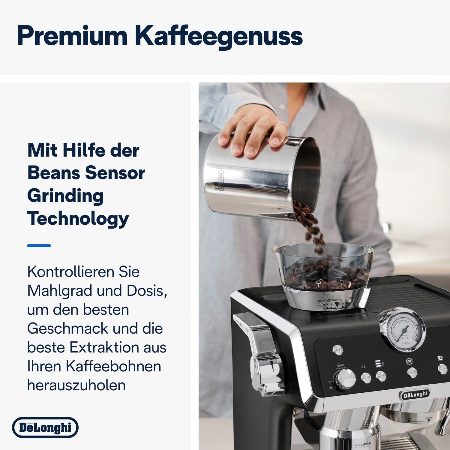 De'Longhi Siebträgermaschine La Specialista Prestigio EC9355.BM, inkl. 250g Kimbo Classic im Wert von UVP € 6,49