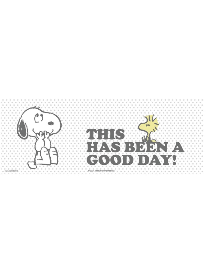 Geda Labels Trinkflasche Snoopy Good Day in Gelb - 350 ml günstig kaufen onesize