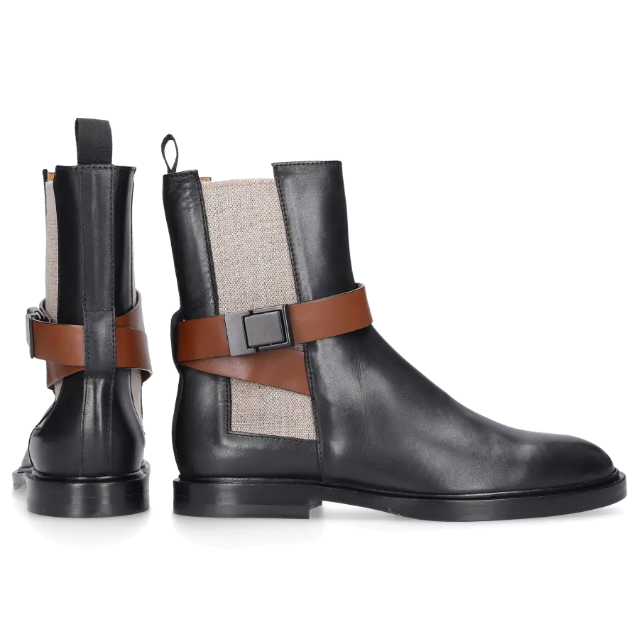 Roberto Festa - Stiefeletten KARI Kalbsleder - schwarz