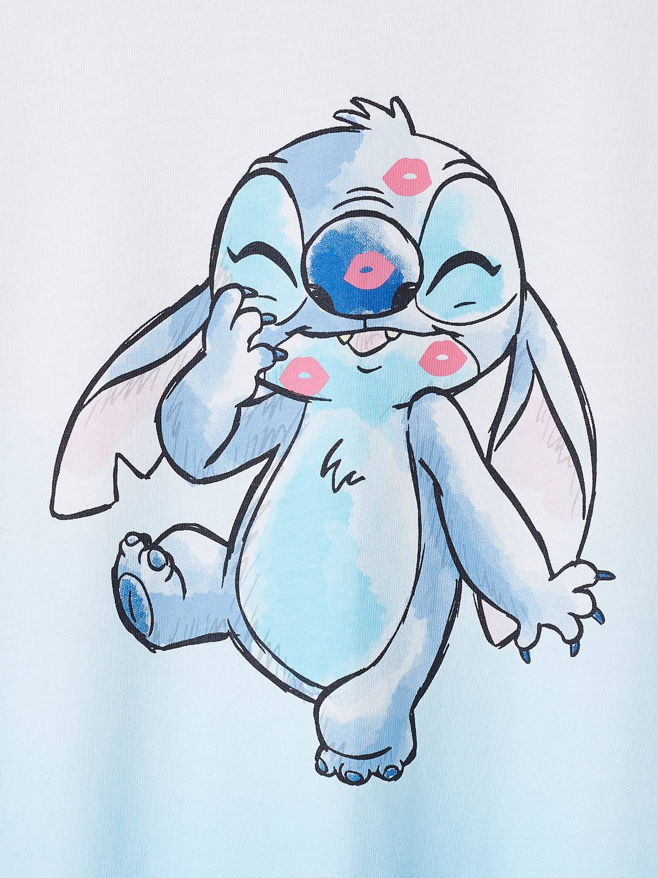 Lilo & Stitch Kinder T-Shirt LILO & STITCH - himmelblau
