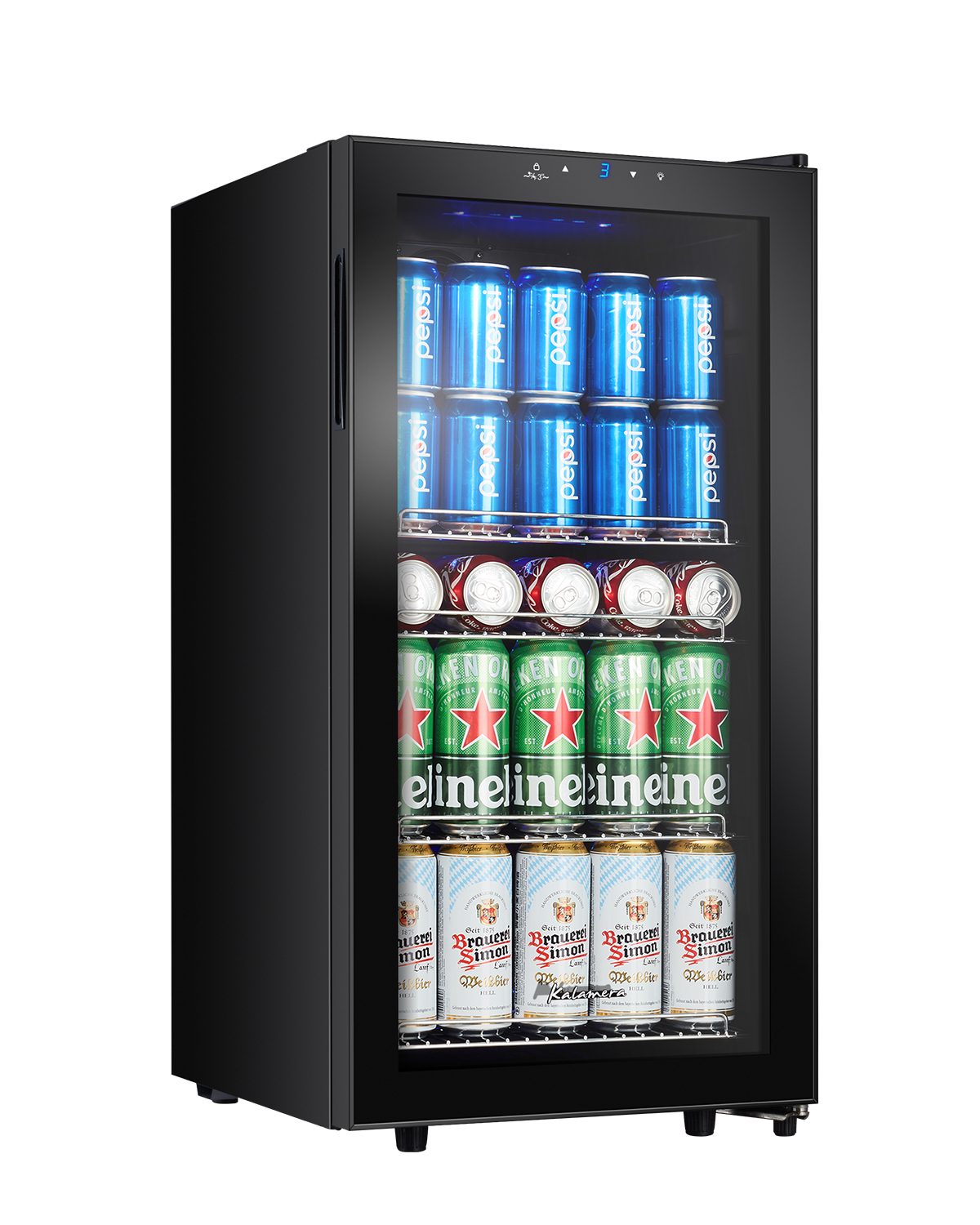 kalamera Getränkekühlschrank KRC-86GE, Touch-Bedienfeld, 86 Liter