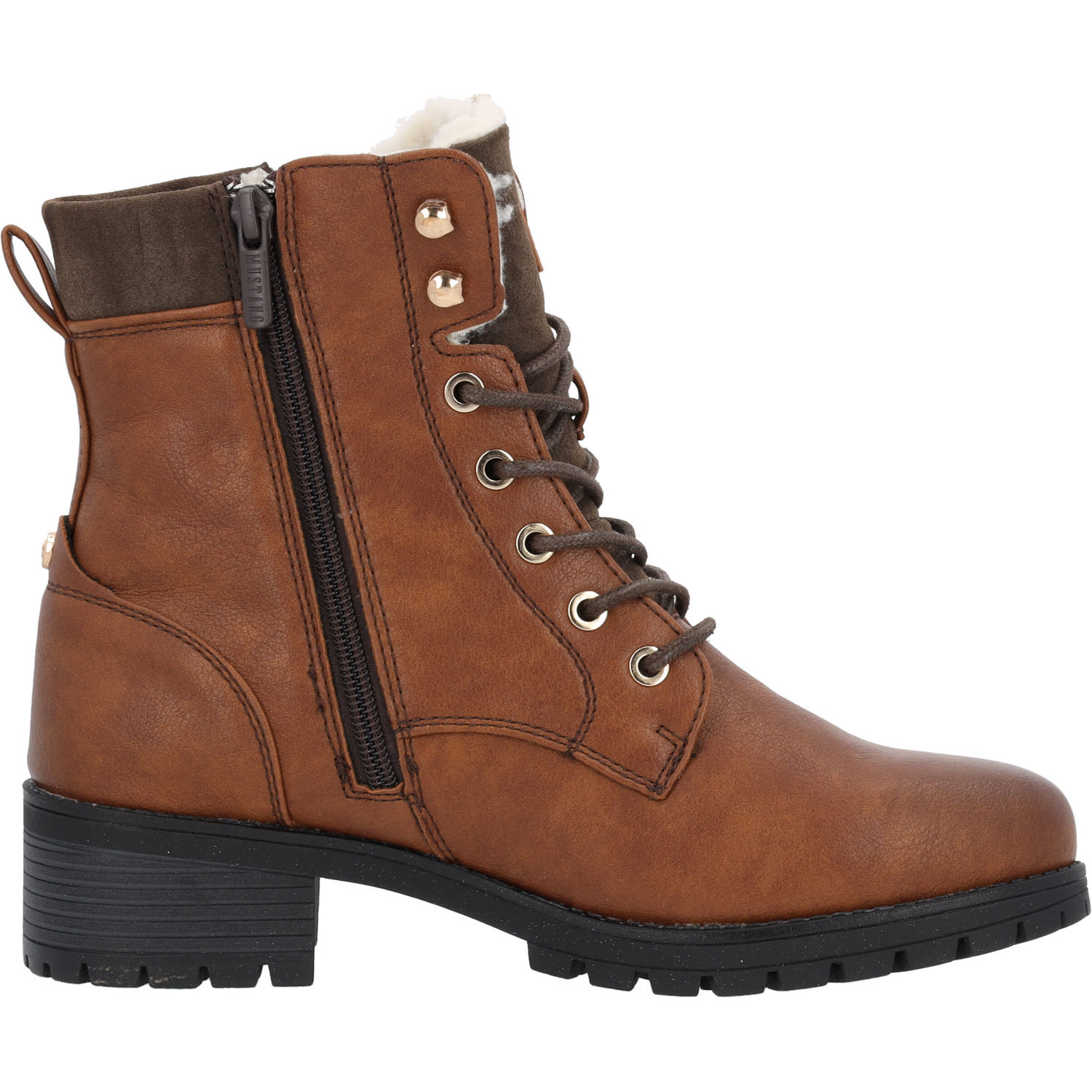 Mustang 1435603, Schnürstiefel, Damen, schwarz