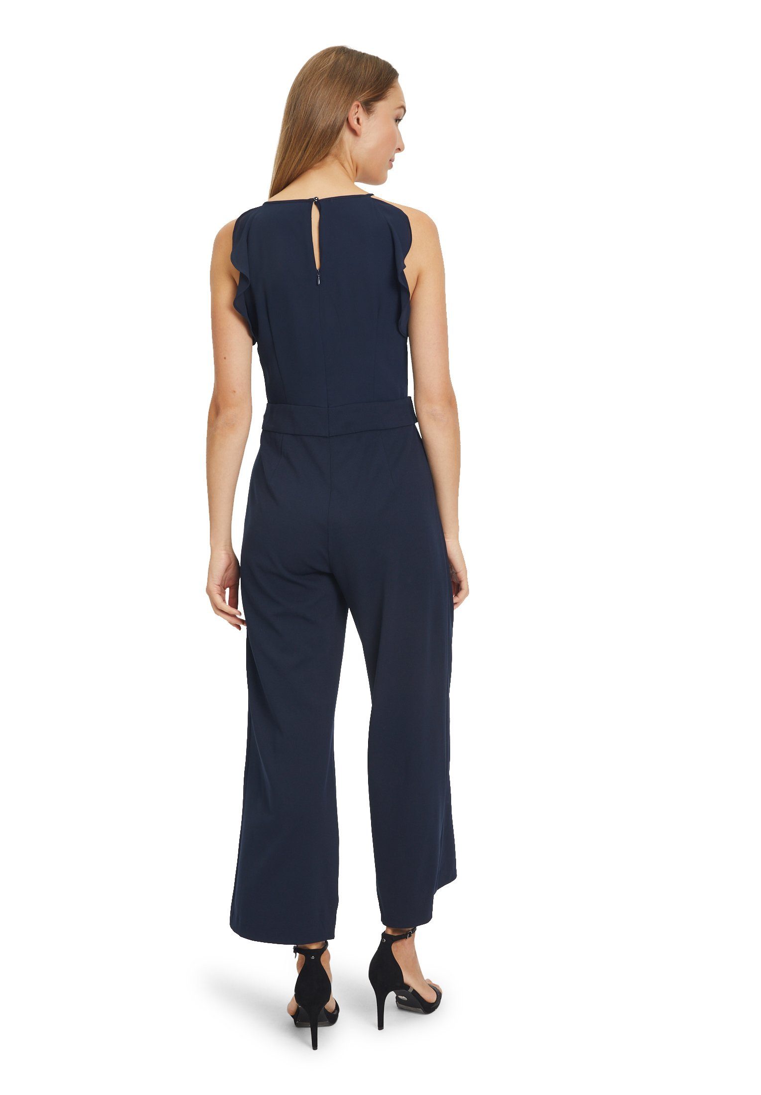 Vera Mont Jumpsuit mit Volant (1-tlg) Bindeband