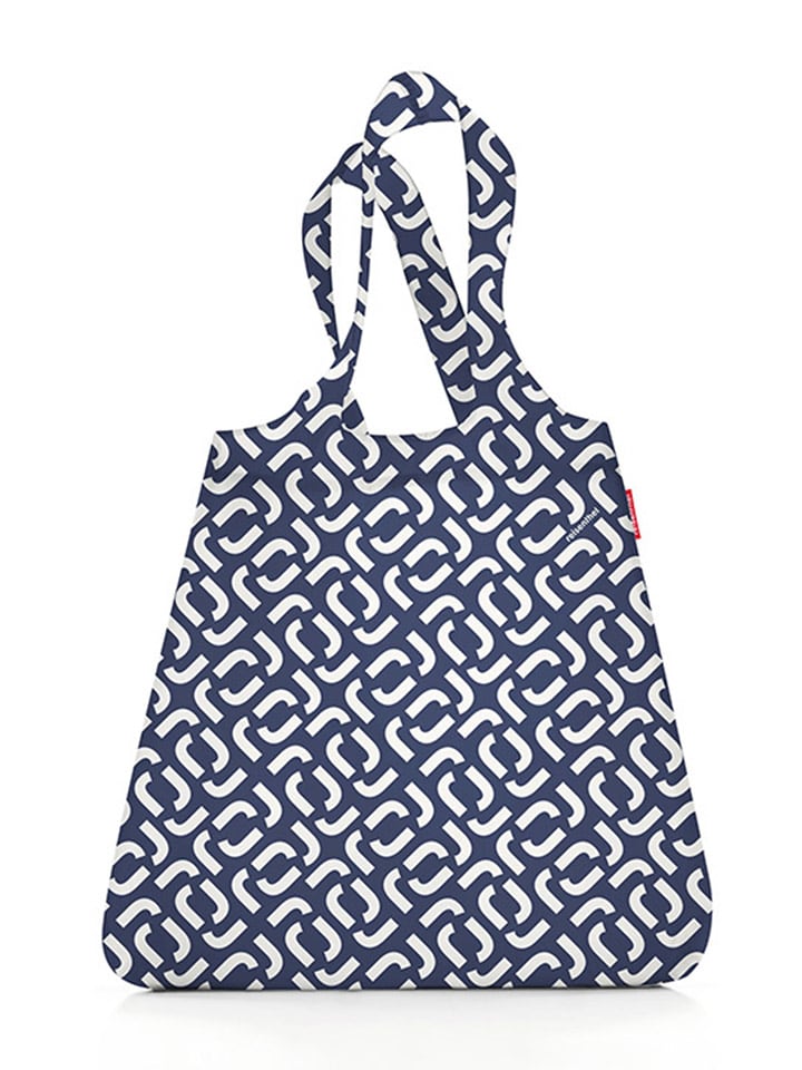 Reisenthel Einkaufstasche in Dunkelblau/ Weiß - (B)43,5 x (H)60 x (T)7 cm günstig kaufen onesize