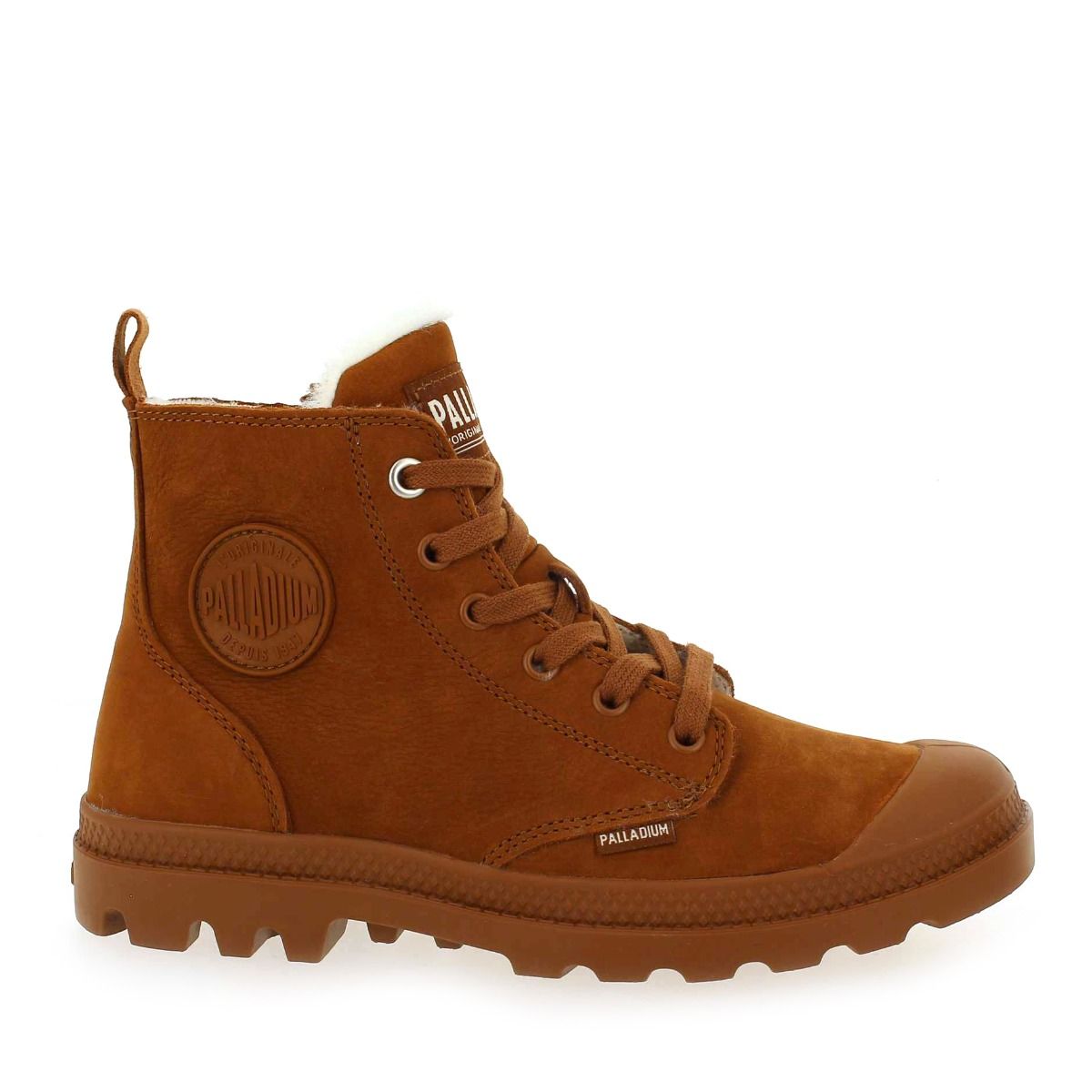 Palladium  PAMPA HI ZIP WL - brique