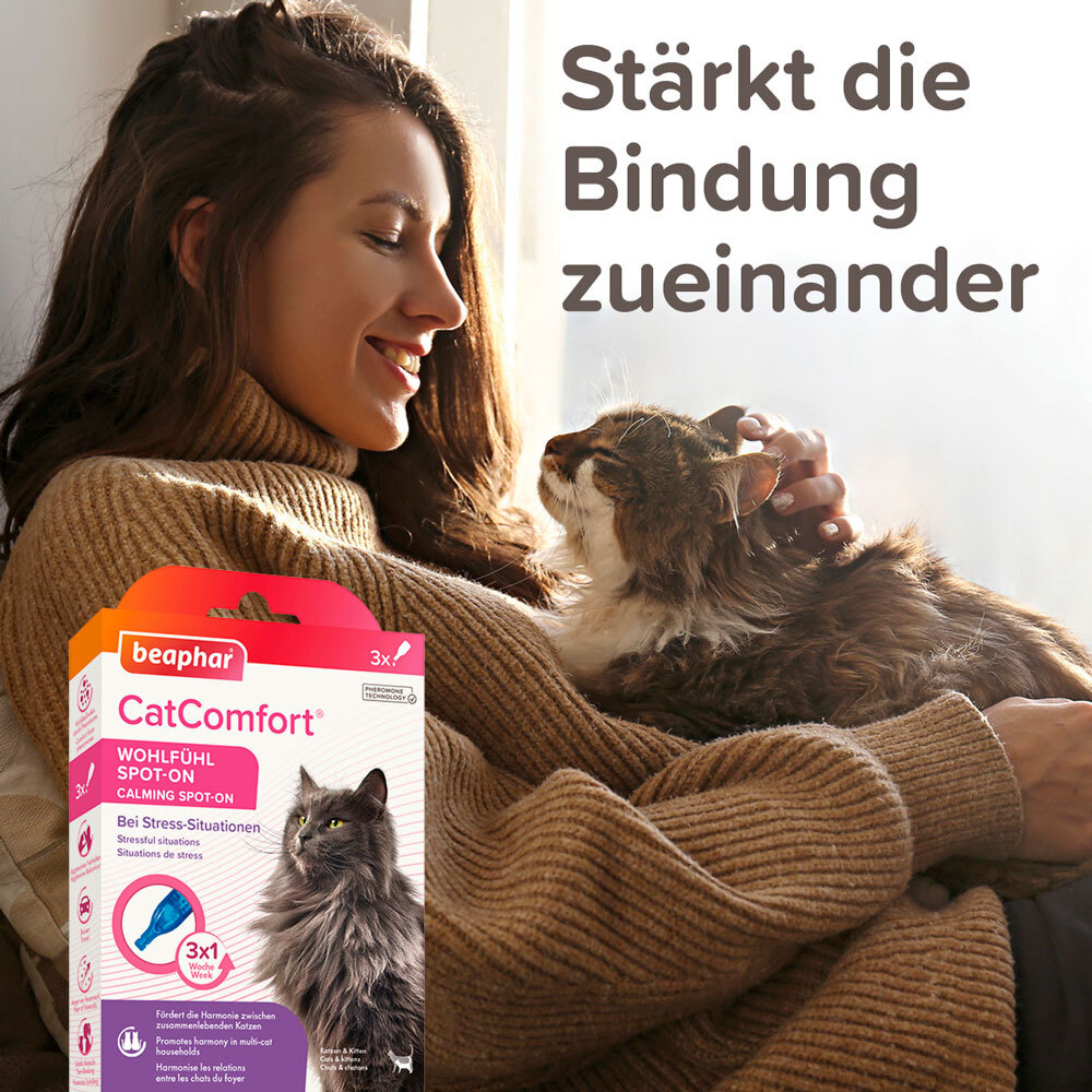 Beaphar Beruhigungsmittel Beaphar CatComfort Wohlfühl Spot-On 3x055 ml