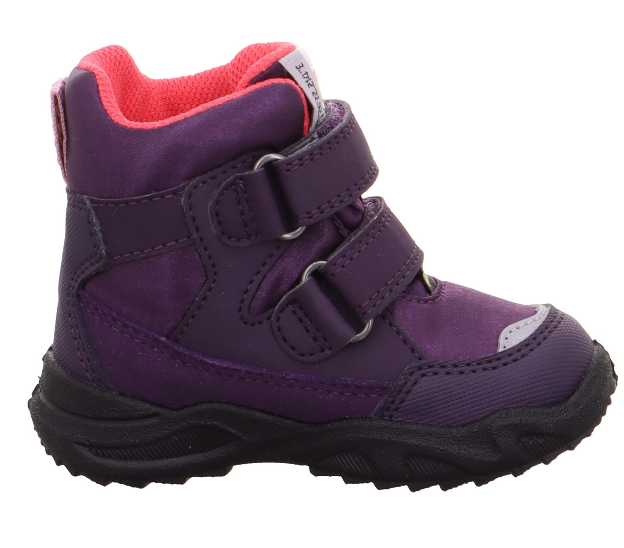 GLACIER - Lila/Pink Boots mit Klettverschluss