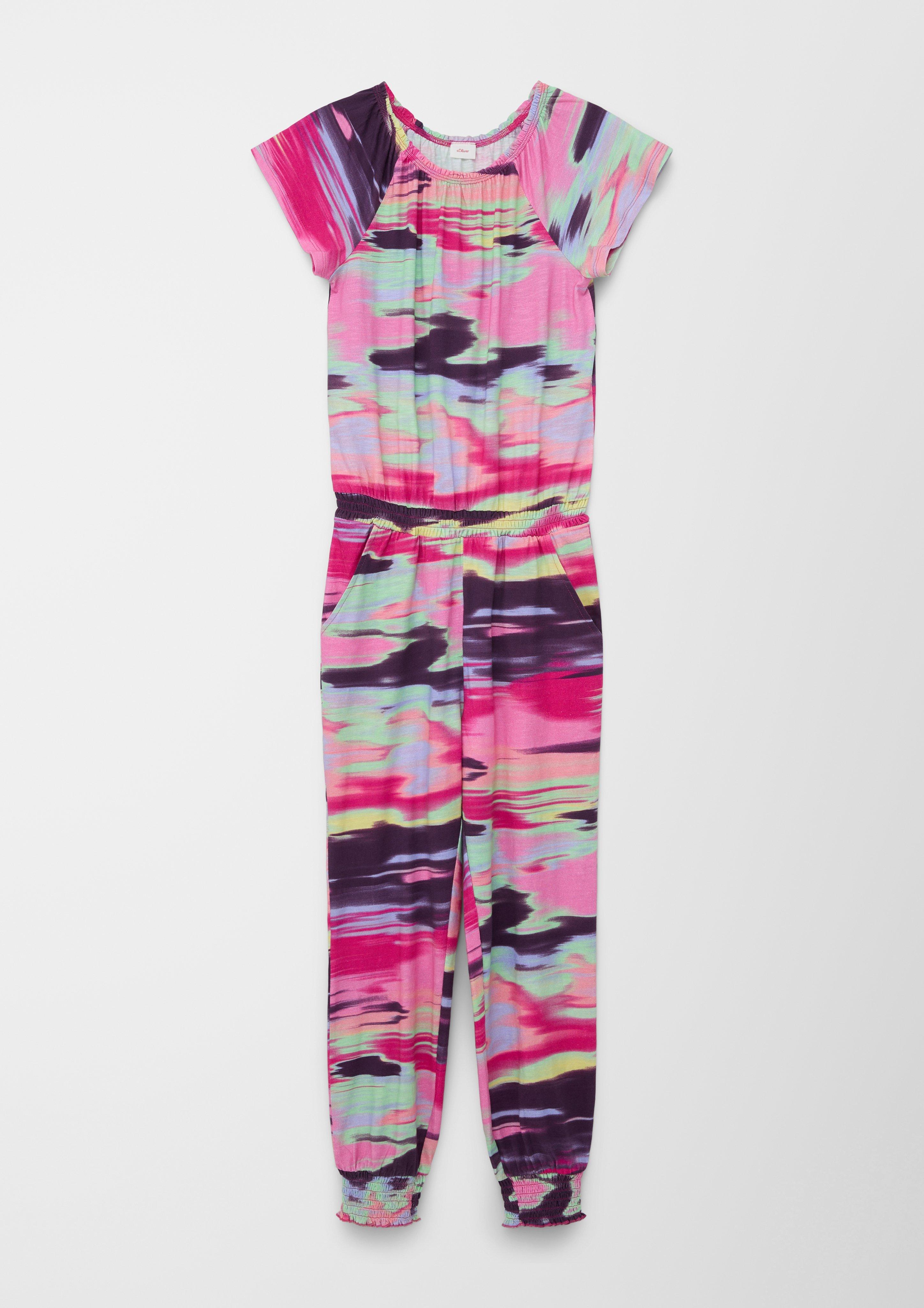 Overall mit abstraktem Print  2130489-44A3