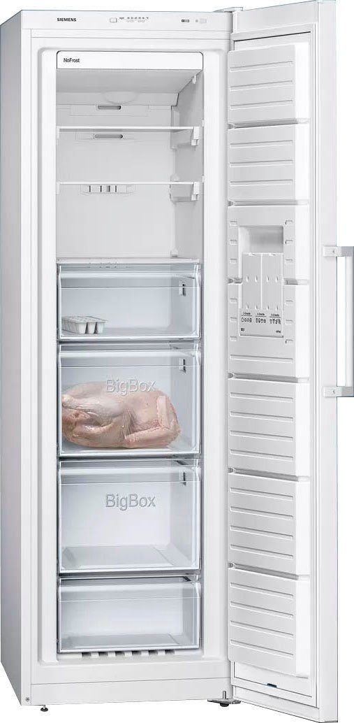 SIEMENS Gefrierschrank iQ300 GS36NVWFP, 186 cm hoch, 60 cm breit
