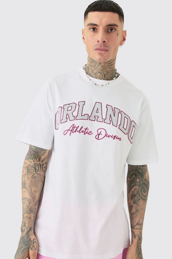 Tall T-Shirt mit Orlando Print