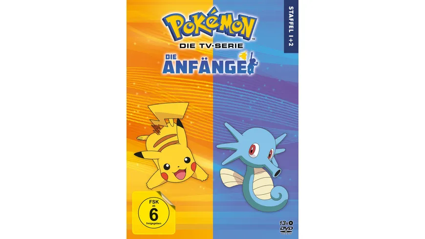 Pokemon - Die TV-Serie: Staffel 1+2  [13 DVDs]