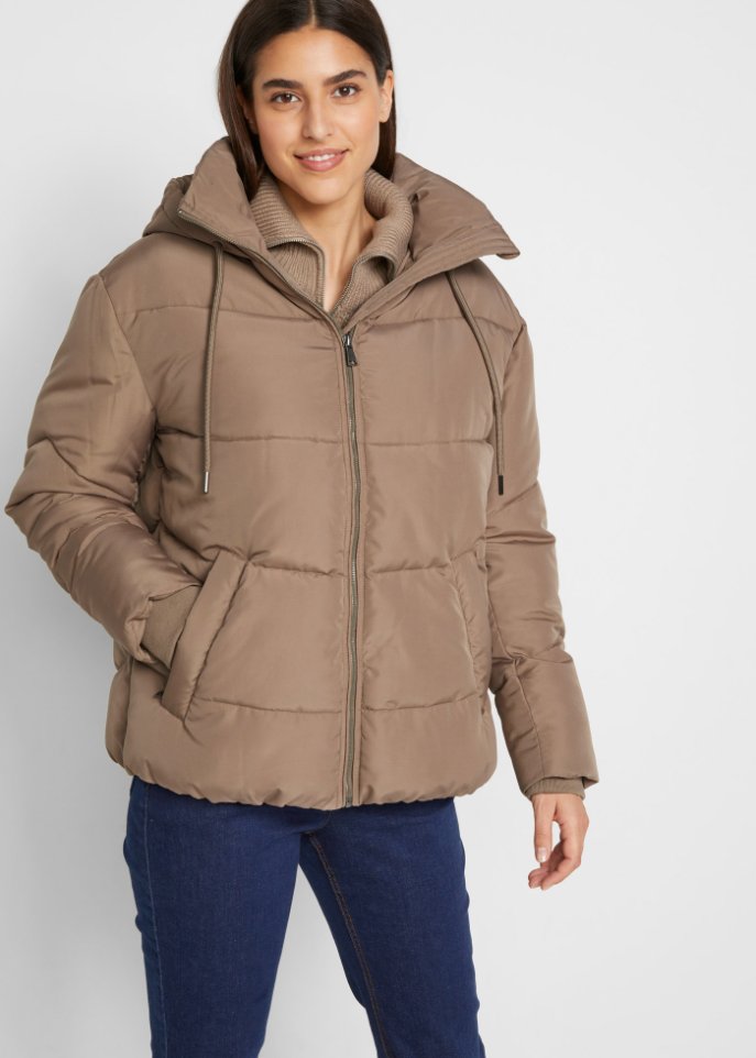 Wattierte Steppjacke aus recyceltem Polyester
