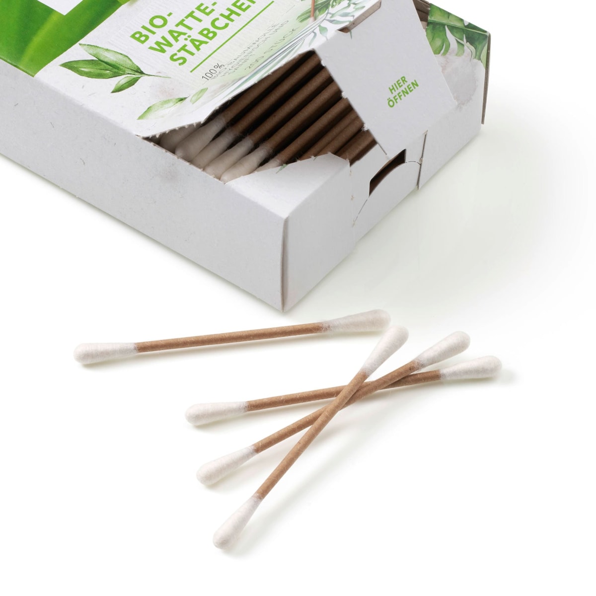 Wattestäbchen Recycling Bio, 200 St