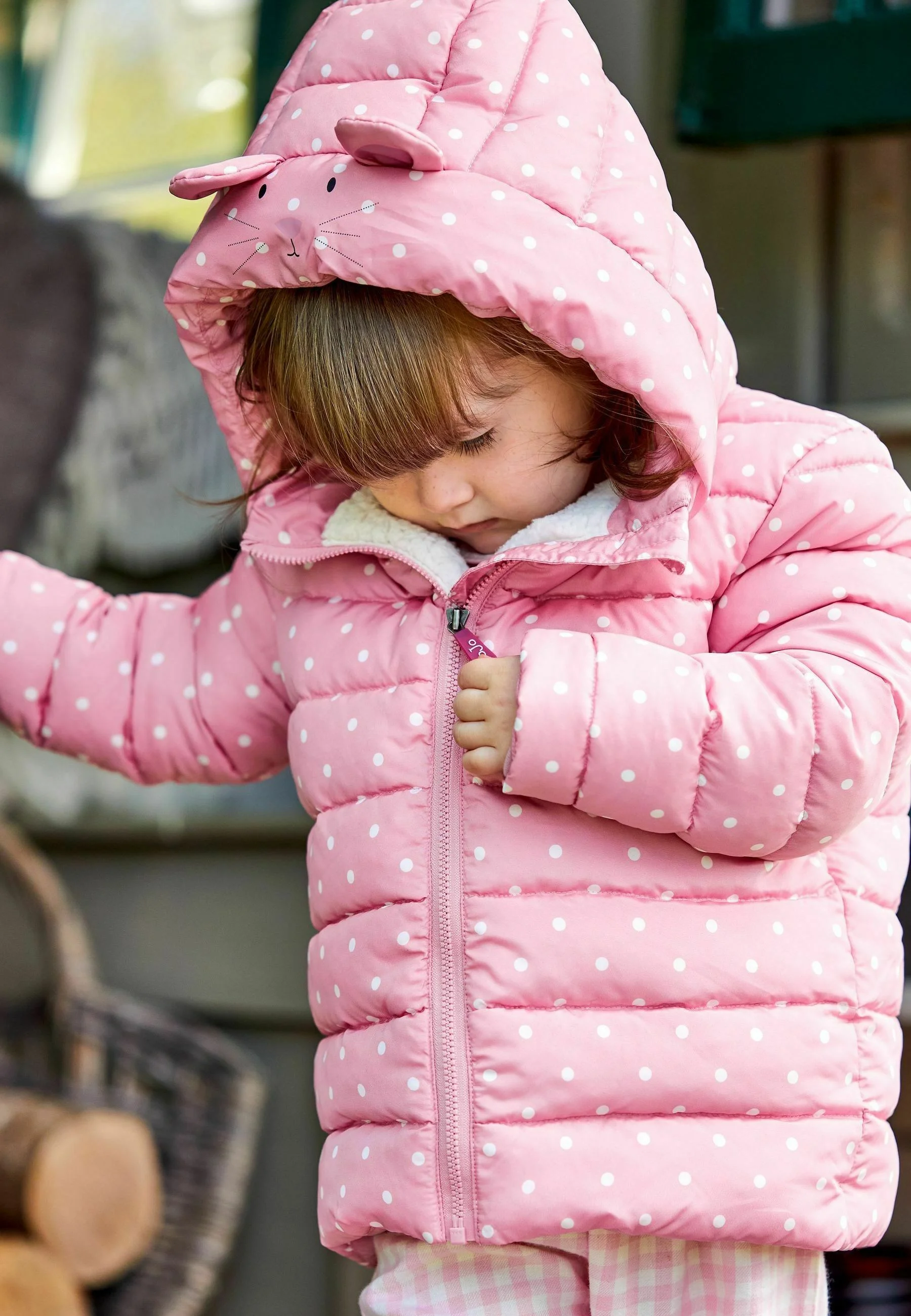 JoJo Maman Bébé MOUSE PUFFER - Chaqueta de invierno