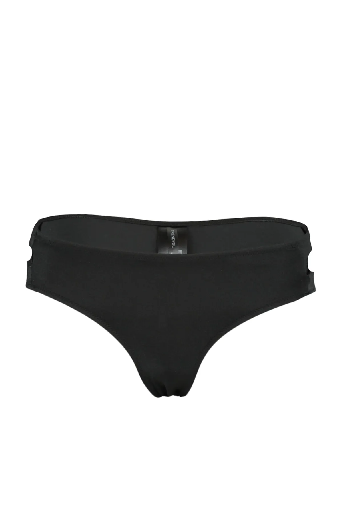 Trendyol Collection  Schwarze Bikinihose mit Ausschnitt/Fenster TBESS21BA0306