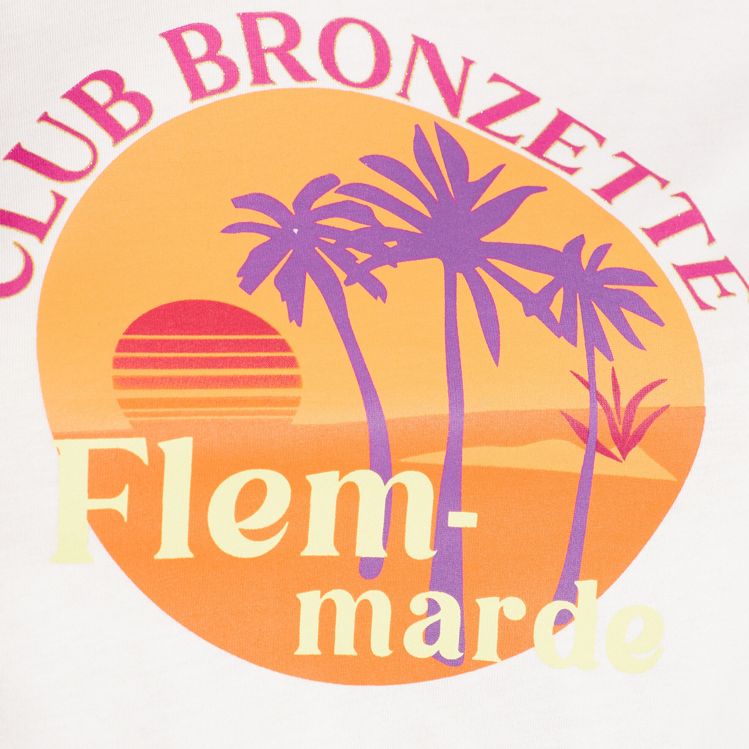 T-shirt manches courtes blanc femme | Cache Cache