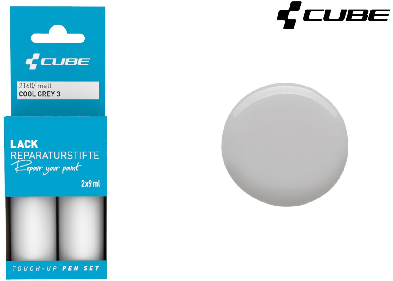 Cube Lackreparaturstift Set COOL GREY 3 kaufen | Bike-Discount