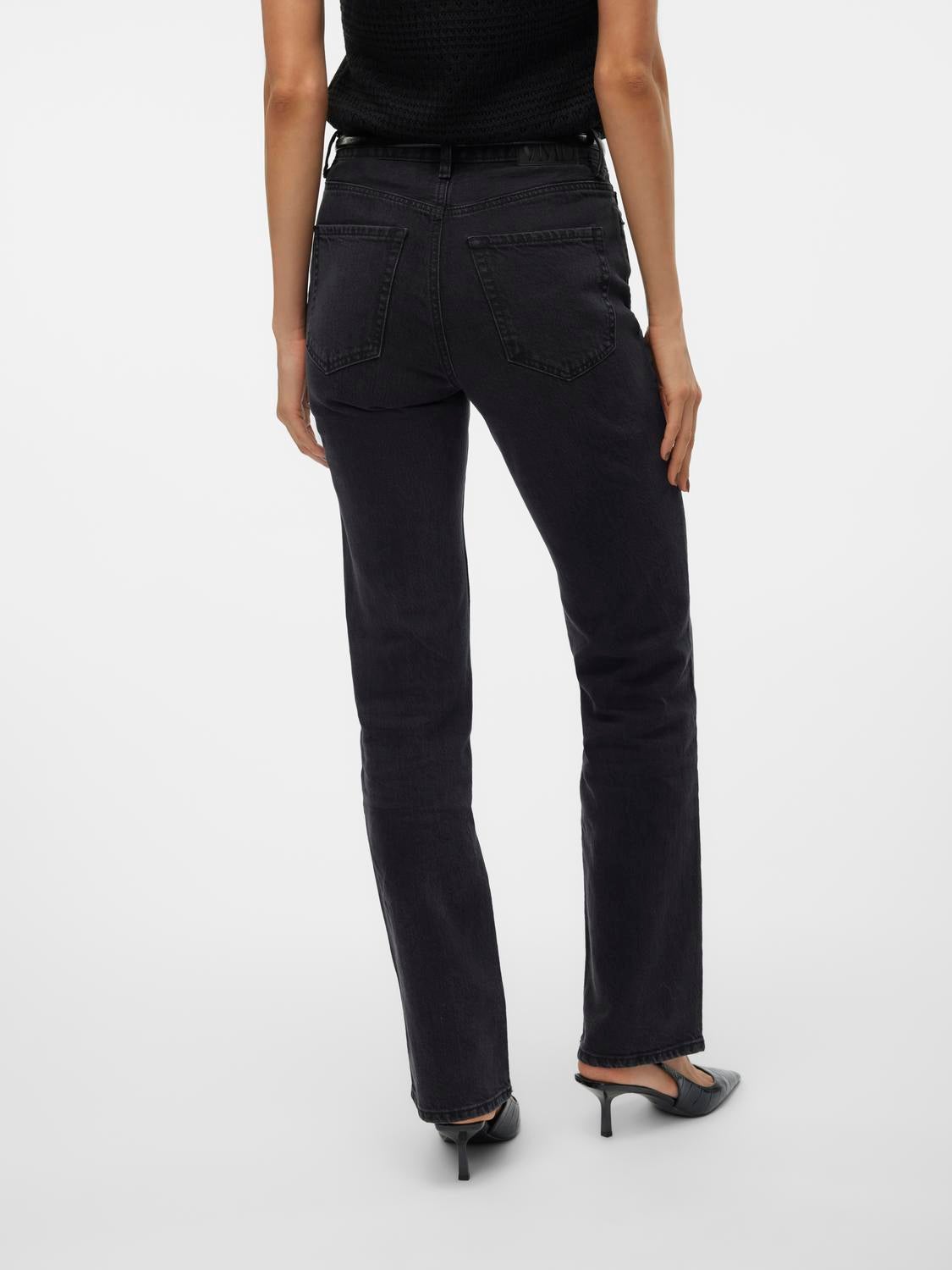 VMTESSA Hohe Taille Gerade geschnitten Jeans