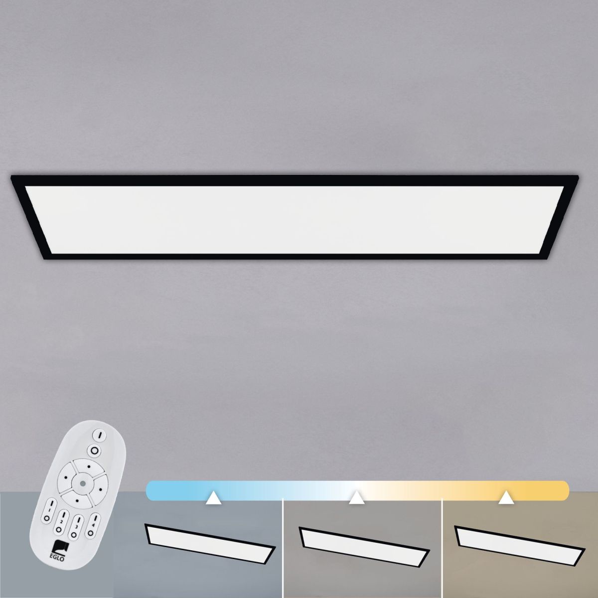 EGLO LED Deckenleuchte Bottazzo Schwarz