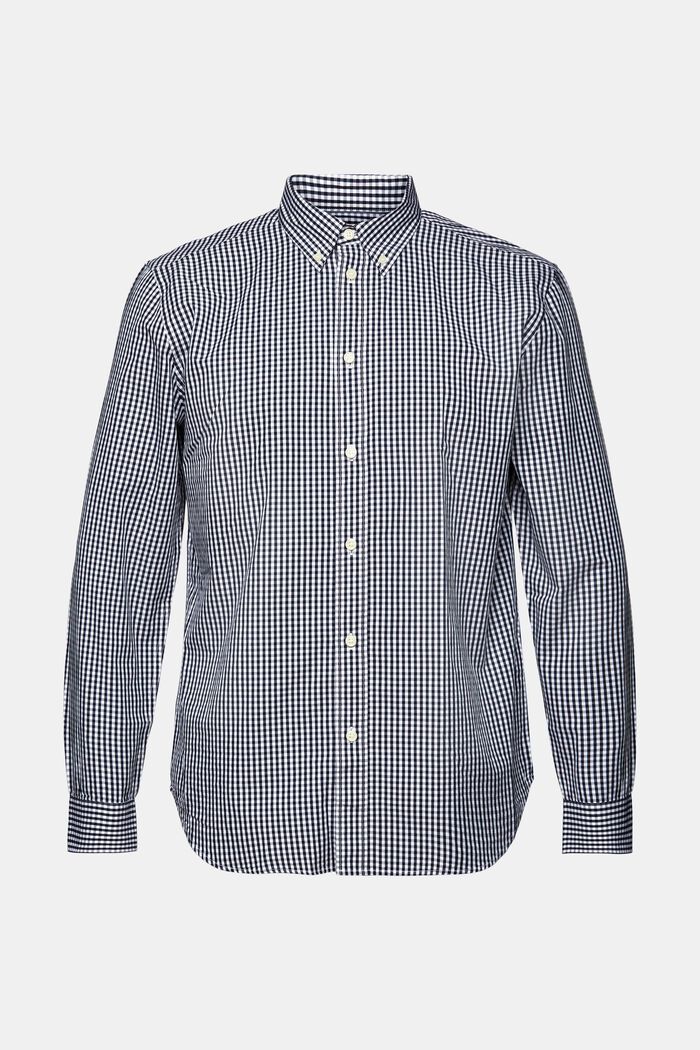 Button-Down-Hemd mit Vichy-Muster, 100% Baumwolle