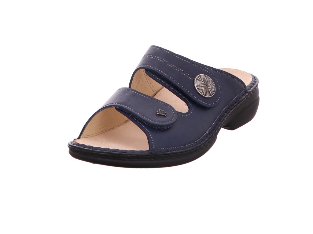 FINN COMFORT Pantoletten blau Sansibar