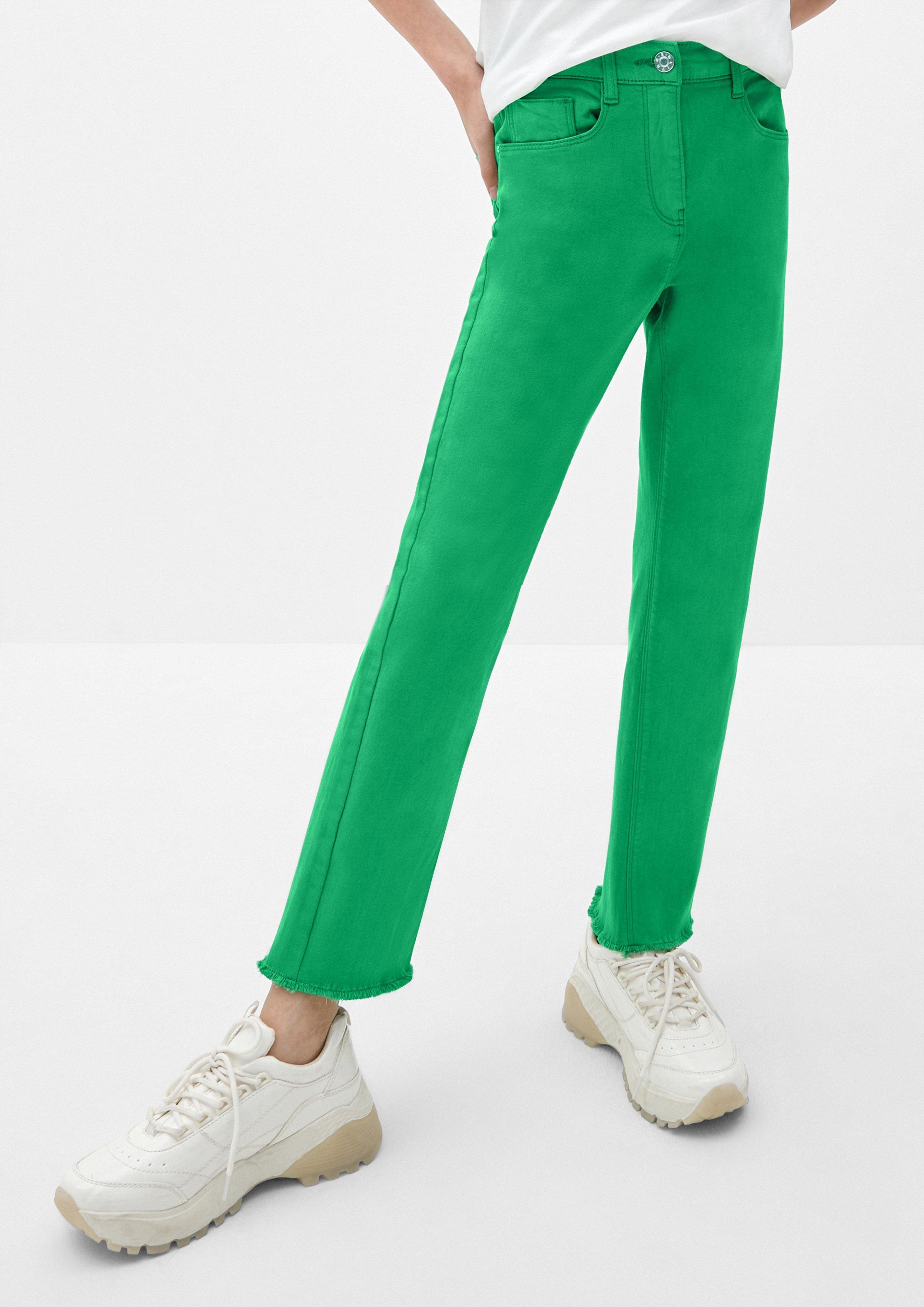 Cropped-Jeans / Regular Fit / Mid Rise / Straight Leg  2130157-7590