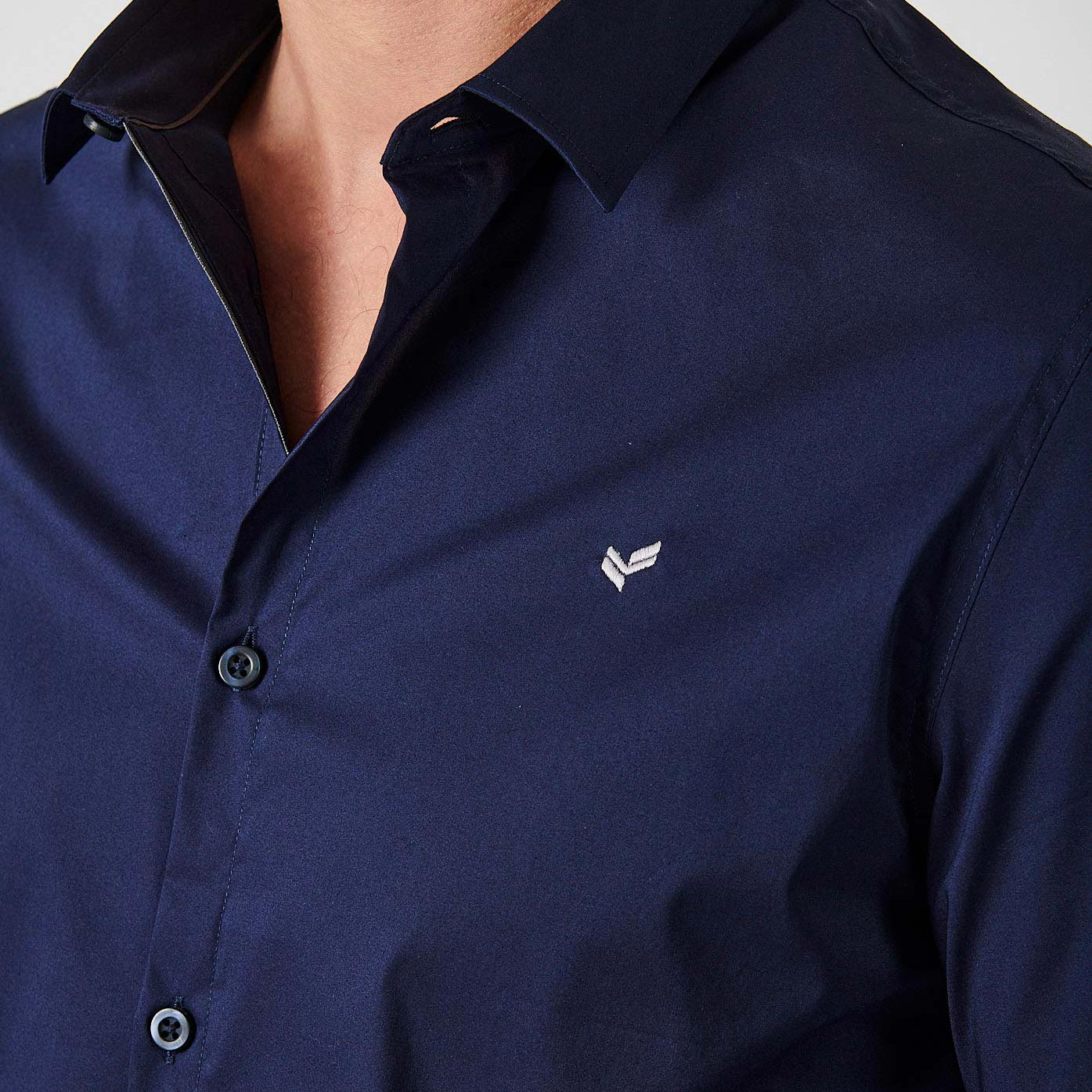 SURAJ  Chemise bleue Homme