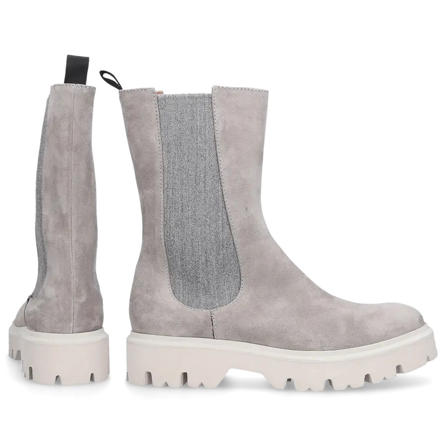 Roberto Festa - Chelsea Boots RAISA Veloursleder - grau