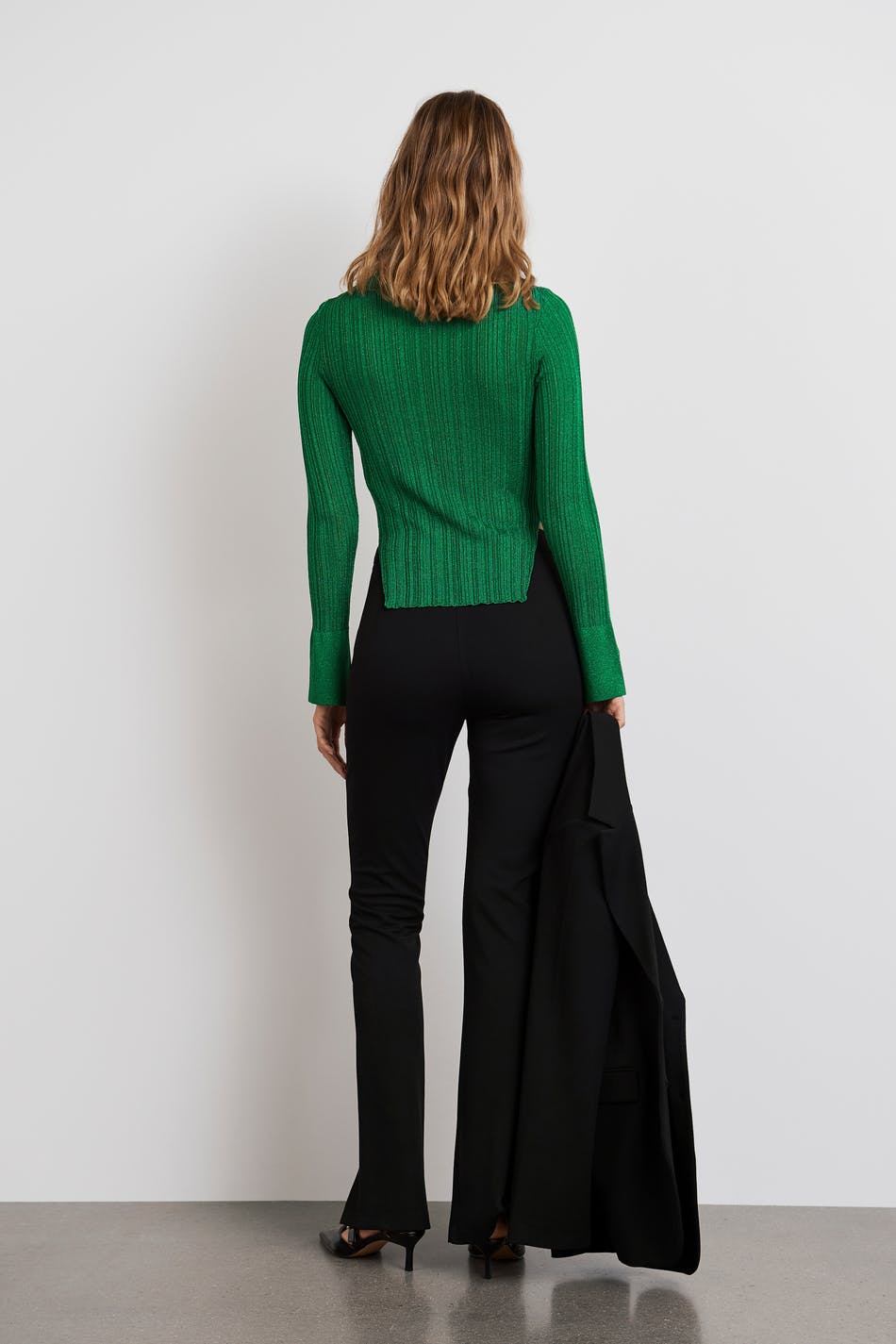 Jackie slit trousers